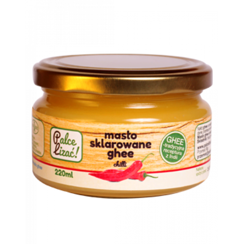 Masło sklarowane Ghee chilli 220 ml Palce Lizać