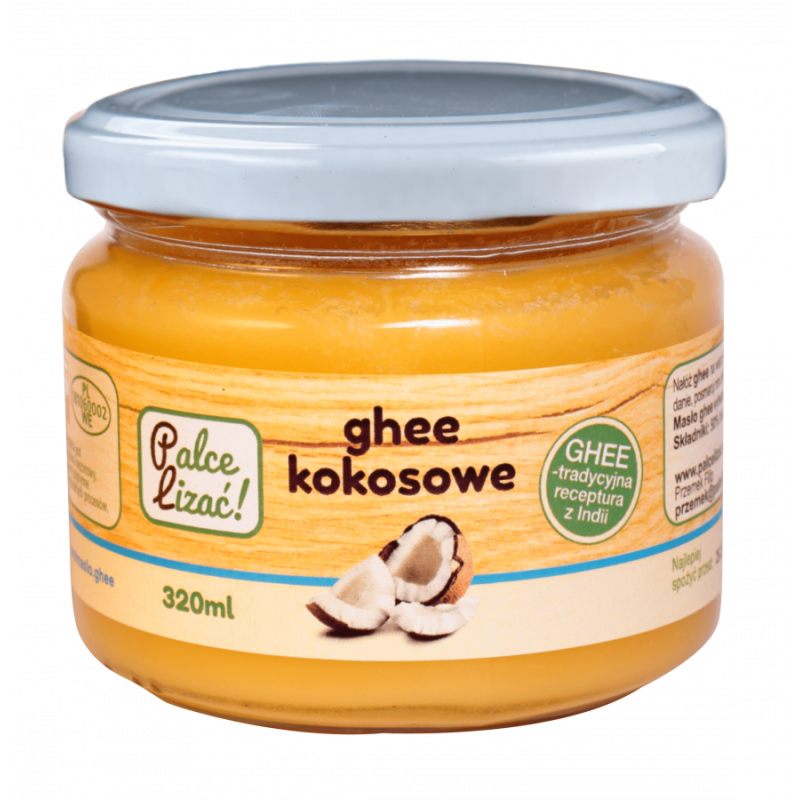 Masło sklarowane Ghee 320 ml kokosowe Palce Lizać