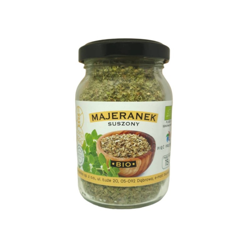 Majeranek suszony BIO 15 g – Pięć Przemian