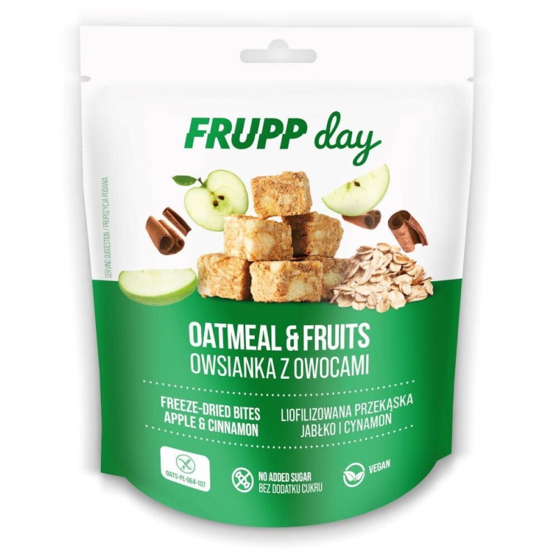 FRUPP Day kostki owsiane Jabłko Cynamon 25g Celiko