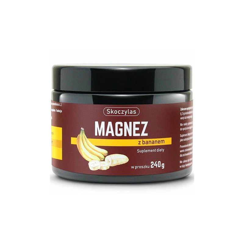 SKOCZYLAS Magnez z bananem 240g Proszek