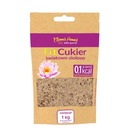 Fit cukier kwiatowo-ziołowy 100 g - Flower Power