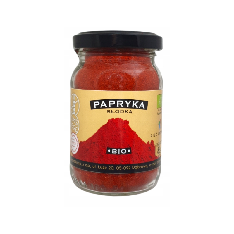 Papryka słodka mielona BIO 85 g Pięć Przemian