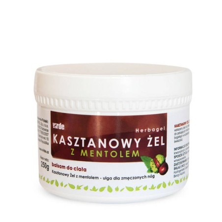 KASZTANOWY ŻEL z MENTOLEM 250 ml Virde