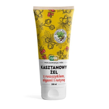 KASZTANOWY ŻEL RUSZCZYK ALGI RUTYNA  200 ml Virde