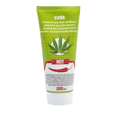 KONOPNY BALSAM ROZGRZEWAJĄCY z konopii 200 ml Virde