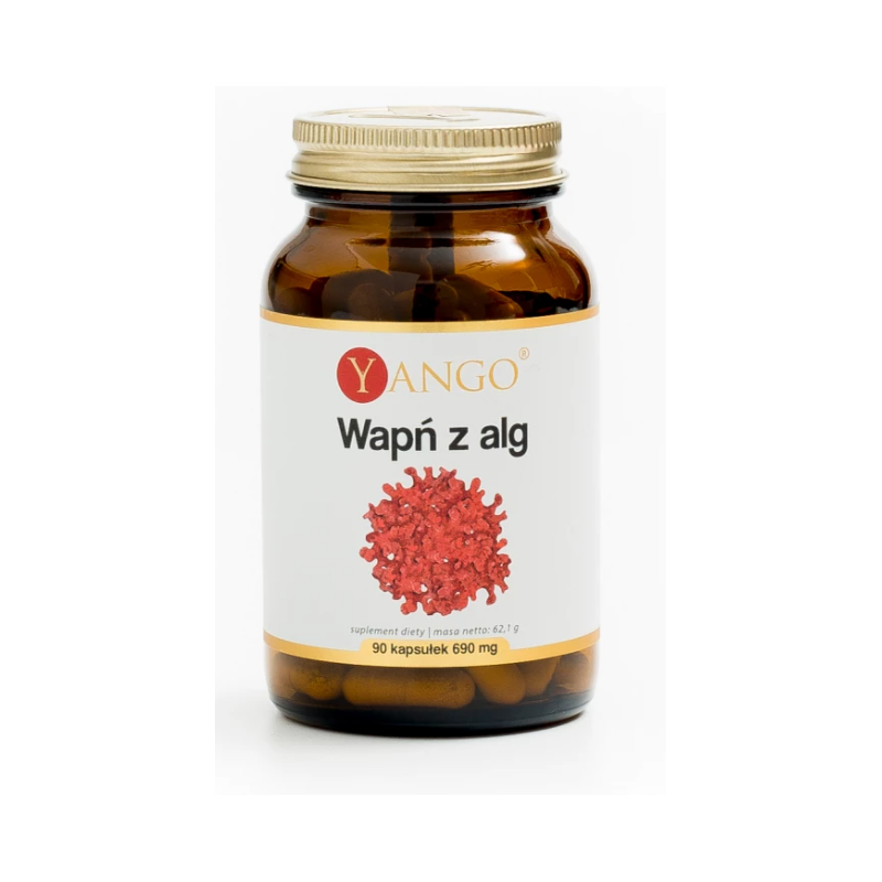 Wapń z Alg Czerwonych - 90 kaps. Yango