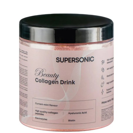 Collagen Beauty Drink porzeczka mięta 185 g Supersonic