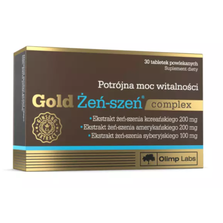 Olimp Gold Żeń-szeń complex - 30 Tabletek