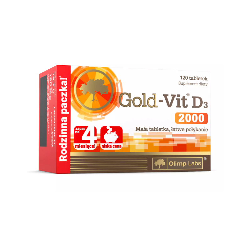 Olimp Gold-Vit D3 2000 - 120 Tabletek