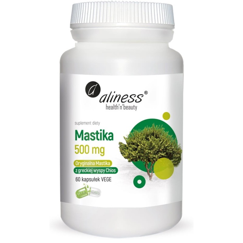 Aliness Mastika 500 mg. 60 kapsułek