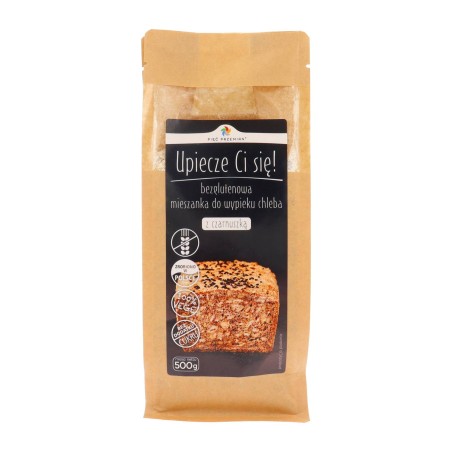 Mieszanka chleba bezglutenowego z czarnuszką 500 g Pięć Przemian