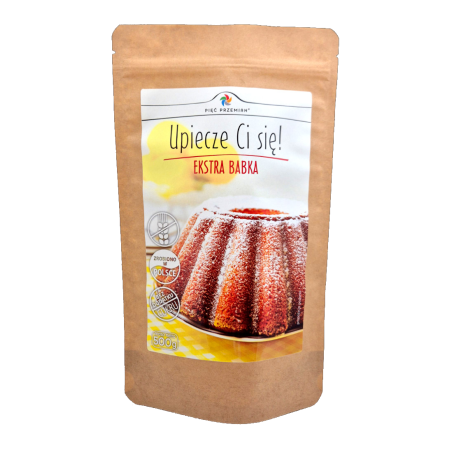 Mieszanka na ekstra babkę (babka piaskowa) bezglutenową 500 gPięć Przemian