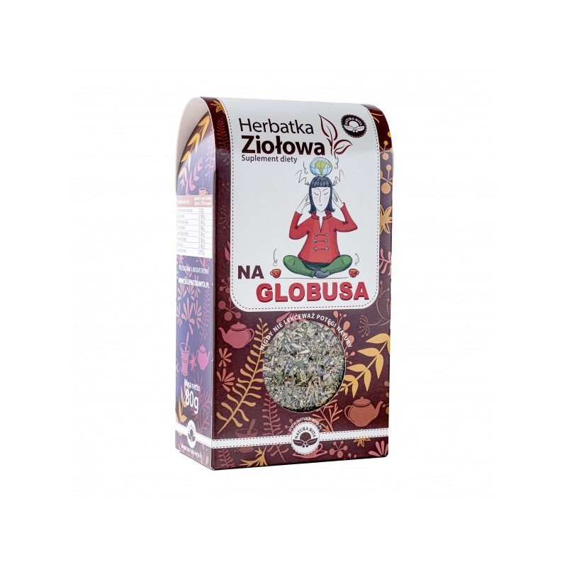 HERBATKA ZIOŁOWA NA GLOBUSA - 80g -SUPLEMENT DIETY Natura Wita