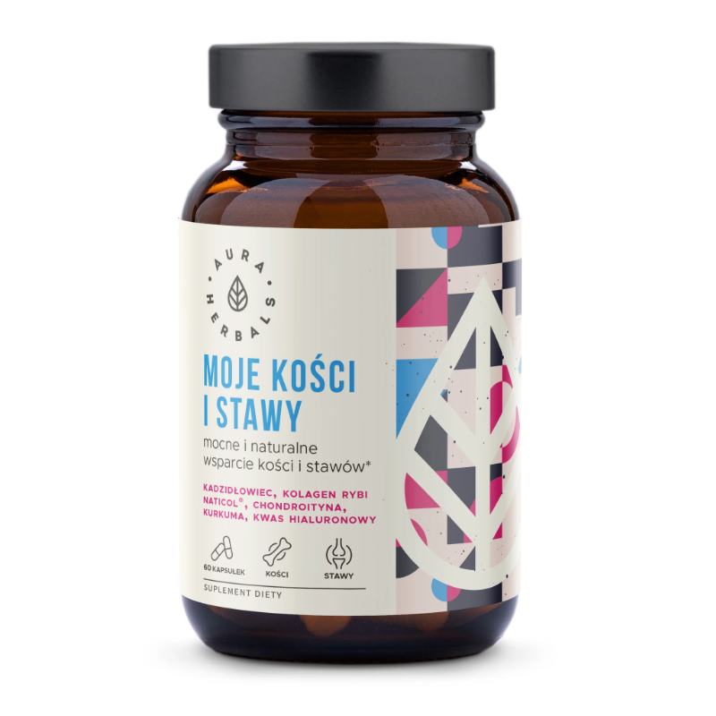 Moje Kości i Stawy Mocne Wsparcie kapsułki 60 szt. Aura Herbals