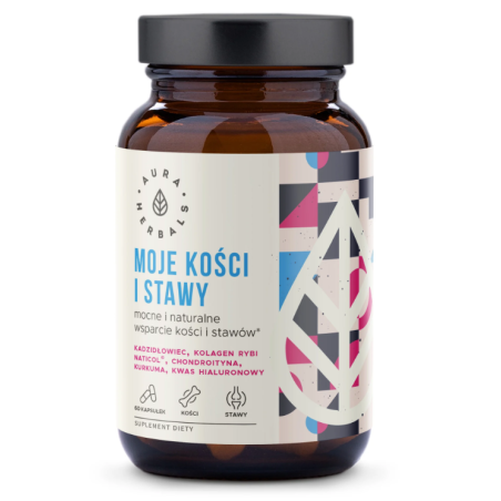 Moje Kości i Stawy Mocne Wsparcie kapsułki 60 szt. Aura Herbals