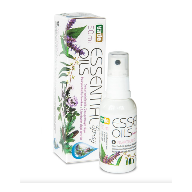 ESSENTIAL OILS spray – esencja 13 naturalnych olejków 50 ml Virde