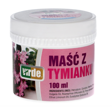 MAŚĆ Z TYMIANKU 100 ml Virde