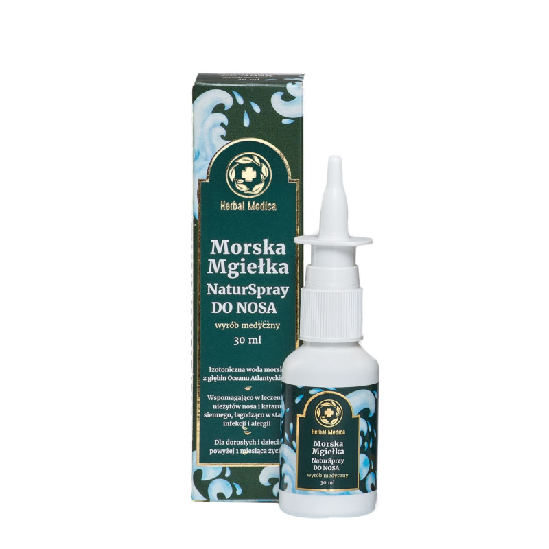 Morska mgiełka NaturSpray do nosa 30ml Herbal Monasterium