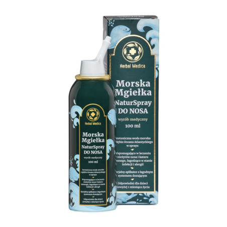 Morska mgiełka NaturSpray do nosa 100ml Herbal Monasterium