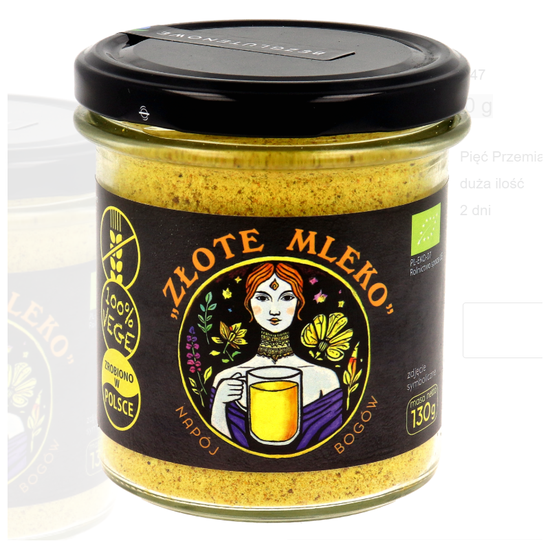 Złote mleko BIO 130 g Pięć Przemian