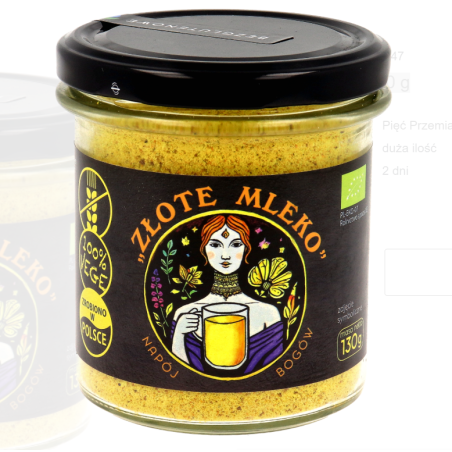 Złote mleko BIO 130 g Pięć Przemian