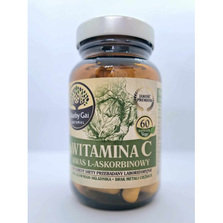 Witamina C z kapusty 60 kapsułek (Kwas L- Askorbinowy) Skarby Gai