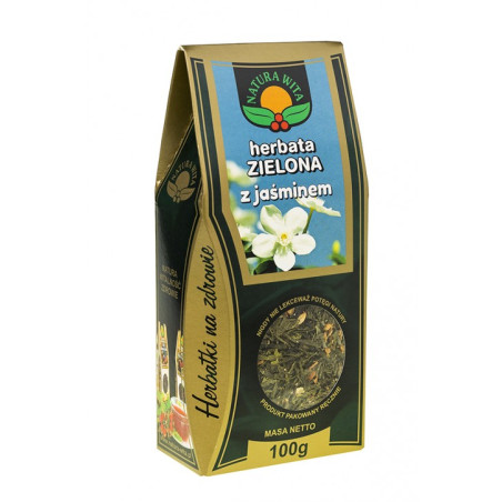 HERBATA ZIELONA Z JAŚMINEM - 100g Natura Wita