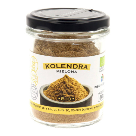 Kolendra mielona BIO 60 g - Pięć Przemian
