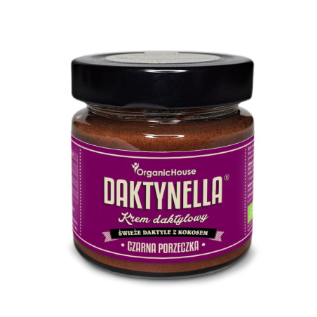 Daktynella z czarną porzeczką BIO 190 g OrganicHouse