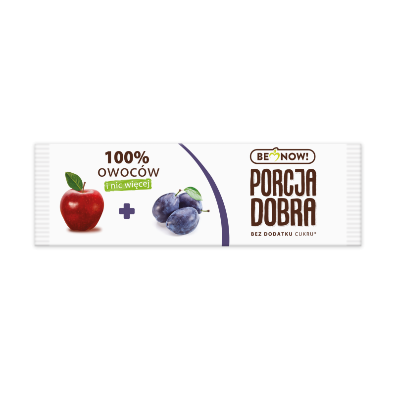 Listki owocowe JABŁKO-ŚLIWKA 16 g Pure Life