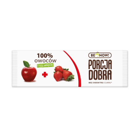 Listki owocowe JABŁKO-TRUSKAWKA 16 g Pure Life