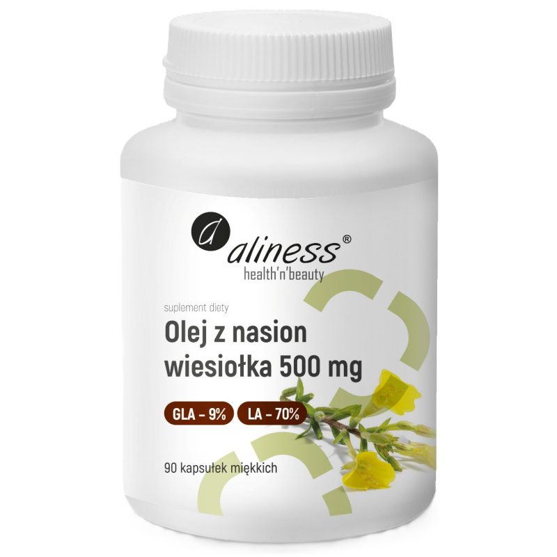 Aliness Olej z nasion wiesiołka 9%/70% 500 mg x 90 caps