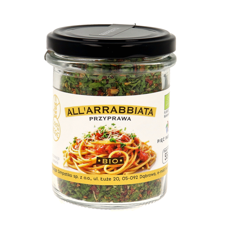 All'Arrabbiata przyprawa BIO 55 g Pięć Przemian