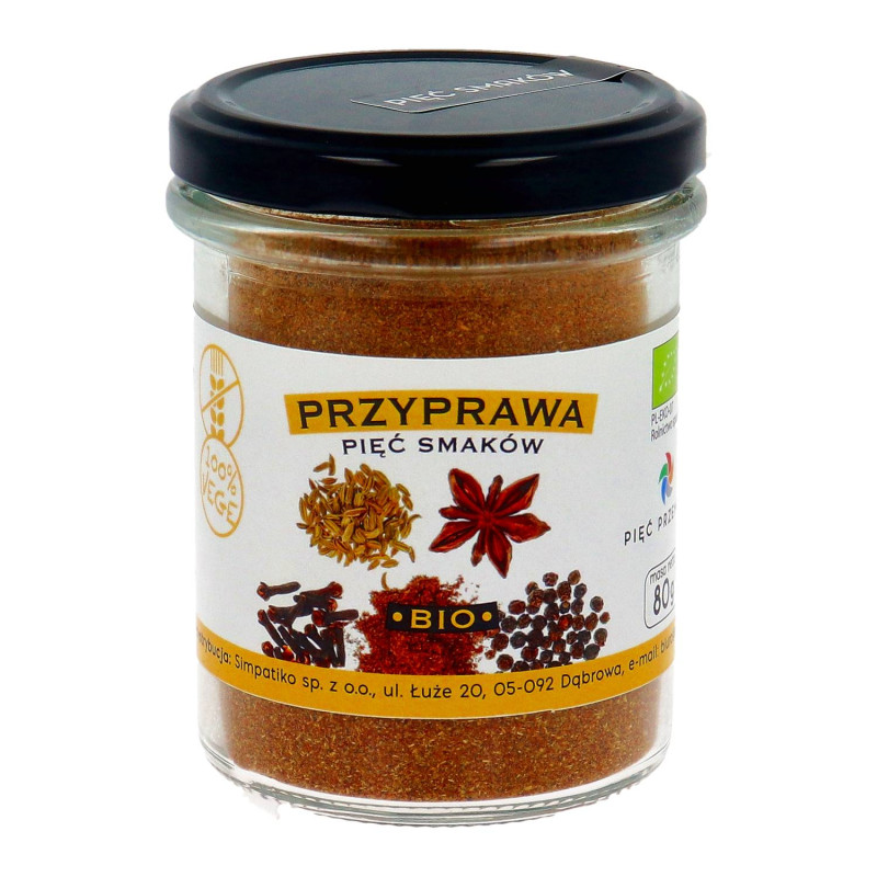 Przyprawa pięć smaków BIO 80 g Pięć Przemian