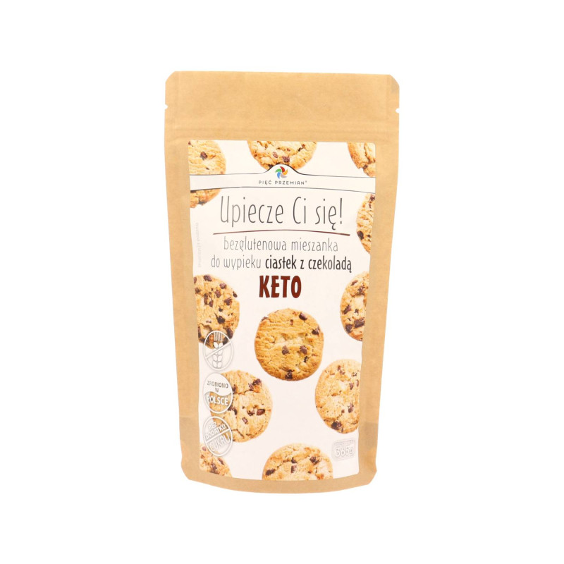 Mieszanka na keto ciastka z czekoladą 365 g Pięć Przemian
