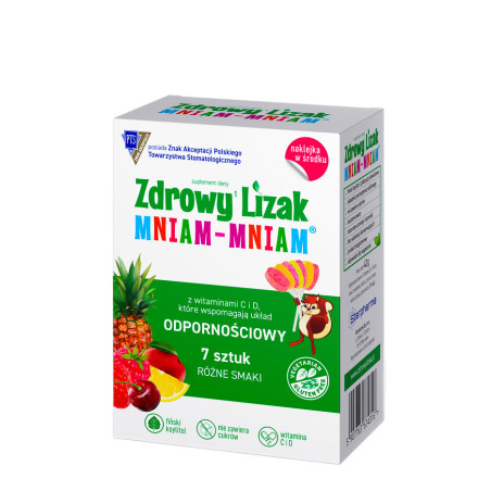 Zdrowy Lizak Mniam-Mniam ODPORNOŚCIOWY 7 szt. STARPHARMA