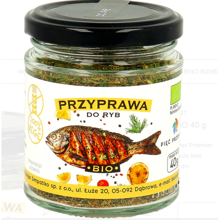 Przyprawa do ryb BIO 40 g Pięć Przemian