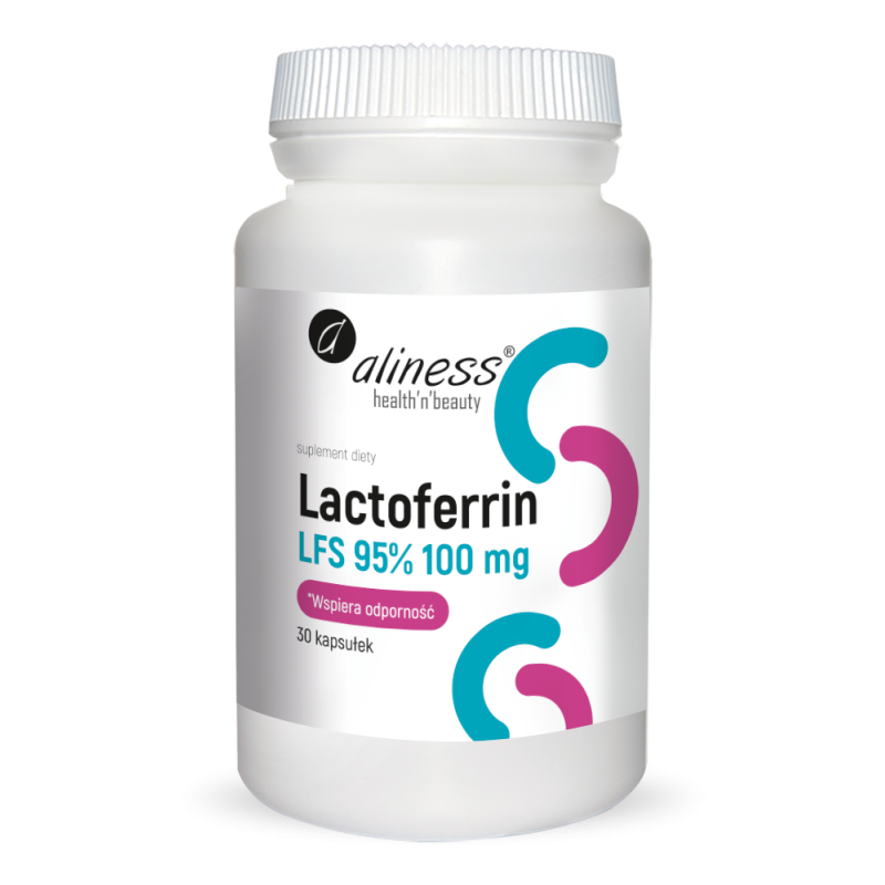 Aliness Lactoferrin LFS 95% LAKTOFERYNA odporność 30k
