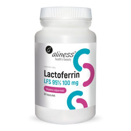 Aliness Lactoferrin LFS 95% LAKTOFERYNA odporność 30k