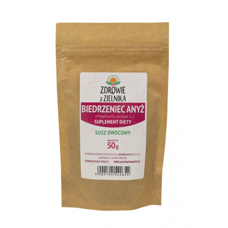 BIEDRZENIEC ANYŻ - SUPLEMENT DIETY - 50g Natura Wita