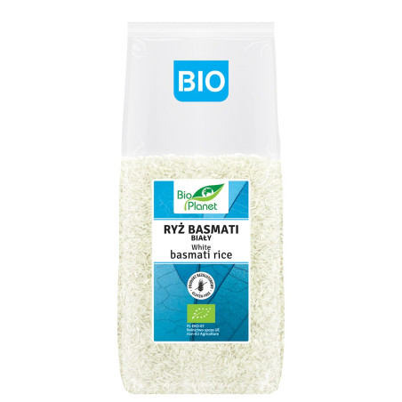 RYŻ BASMATI BIAŁY BEZGLUTENOWY BIO 1 kg - BIO PLANET