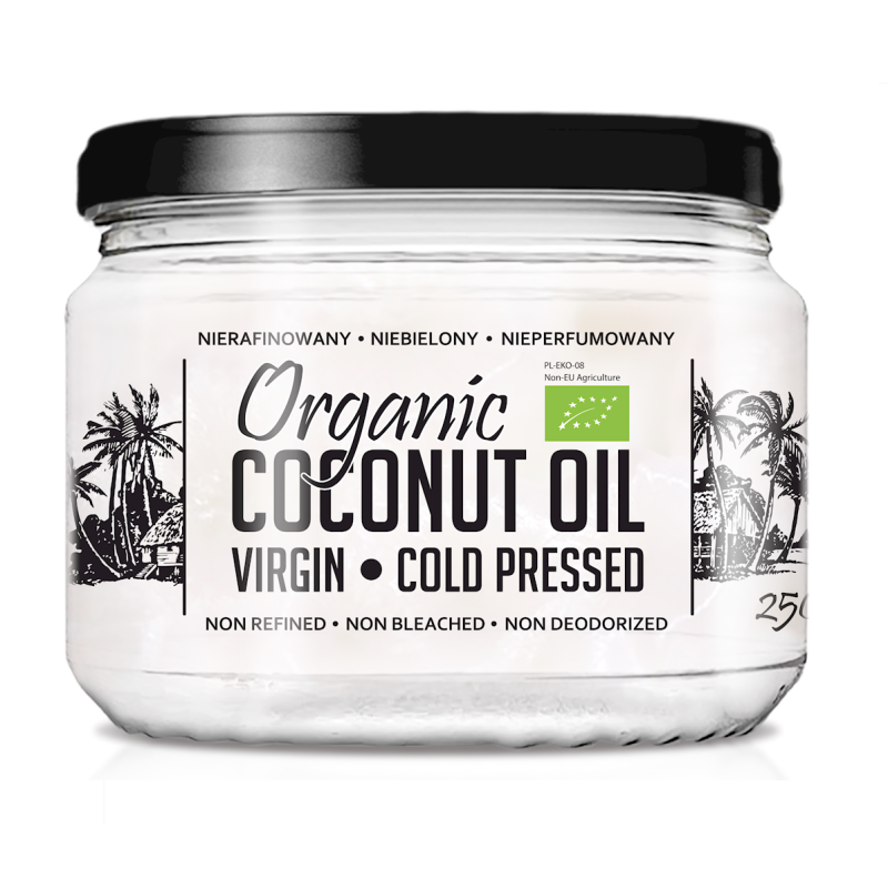 OLEJ KOKOSOWY VIRGIN BIO 250 ml - DIET-FOOD