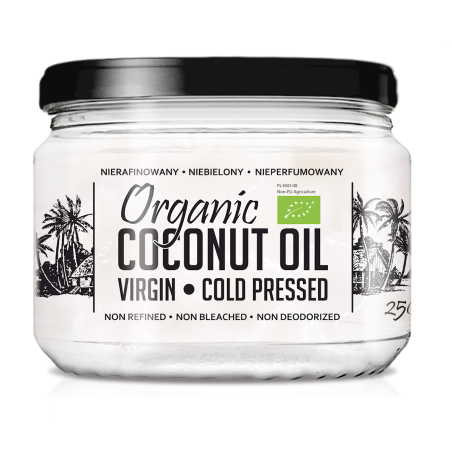 OLEJ KOKOSOWY VIRGIN BIO 250 ml - DIET-FOOD