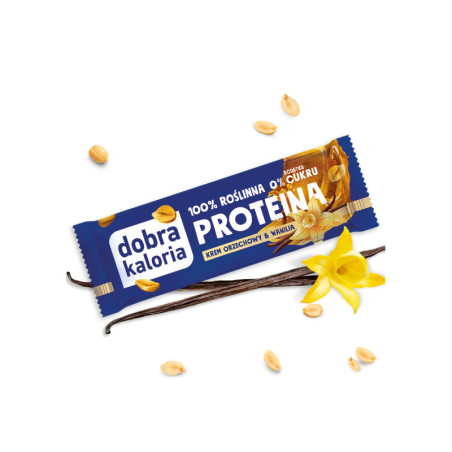 Baton PROTEINA Krem orzechowy & wanilia 45 g Dobra Kaloria