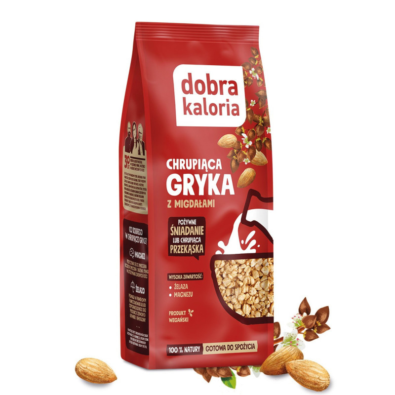 Chrupiąca gryka z migdałami 100 g Dobra Kaloria