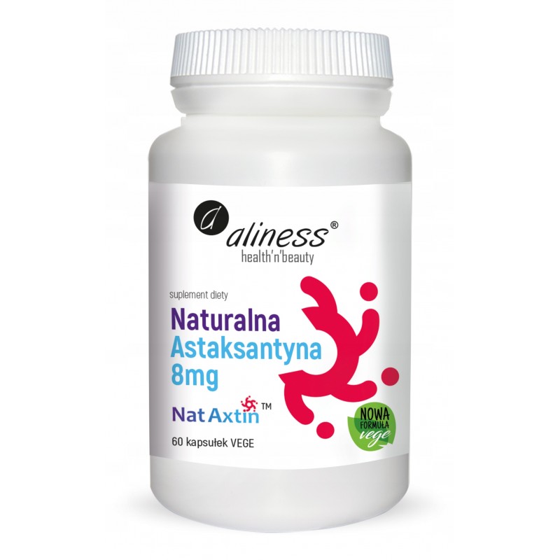Aliness Naturalna Astaksantyna 60 k. MŁODOŚĆ skóra