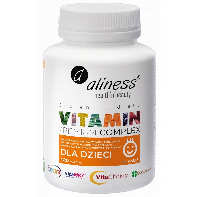 Aliness Premium Vitamin Complex 120 t. dla dzieci